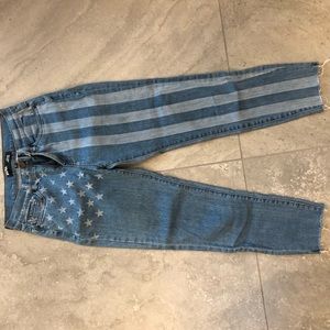 BDG American flag jeans